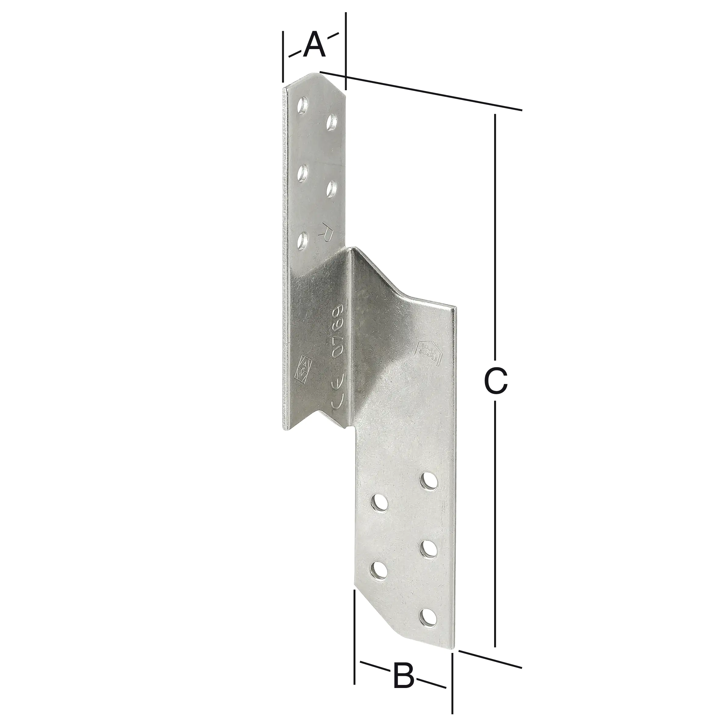 Vormann Sparrenpfettenanker 30 x 30 x 170 mm