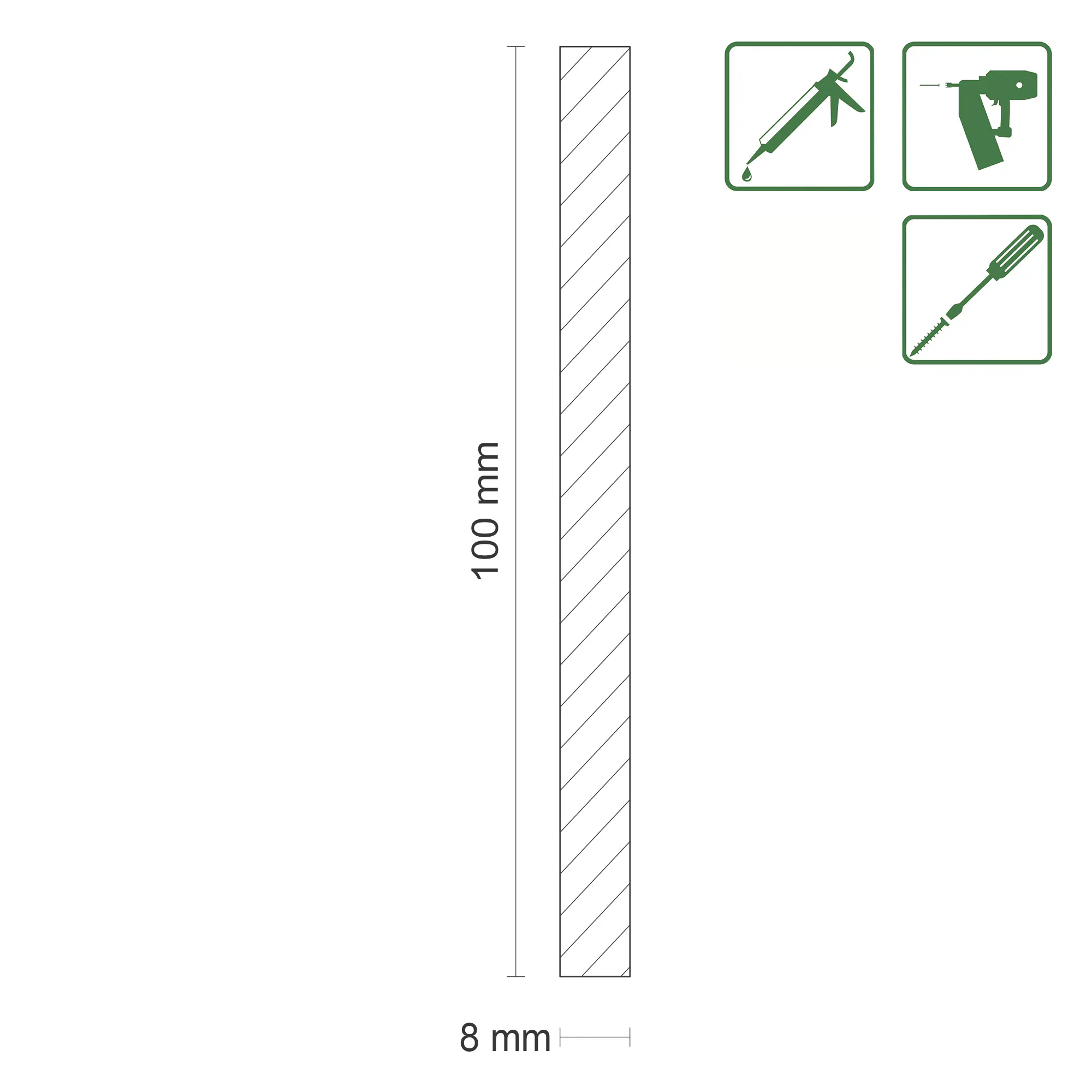 FN Neuhofer Balsa Brett 1000 x 8 x 100 mm