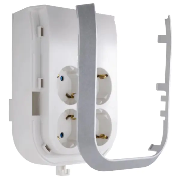 REV Multi-Power Steckdosenerweiterung 4-fach weiß, mit Abstandshalter REV Multi-Power Steckdosenerweiterung 4-fach weiß, mit Abstandshalter