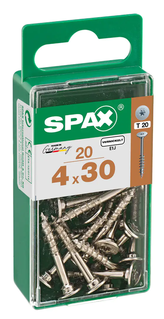 Spax Möbelbauschrauben 4.0 x 30 mm TX 20 - 20 Stk.