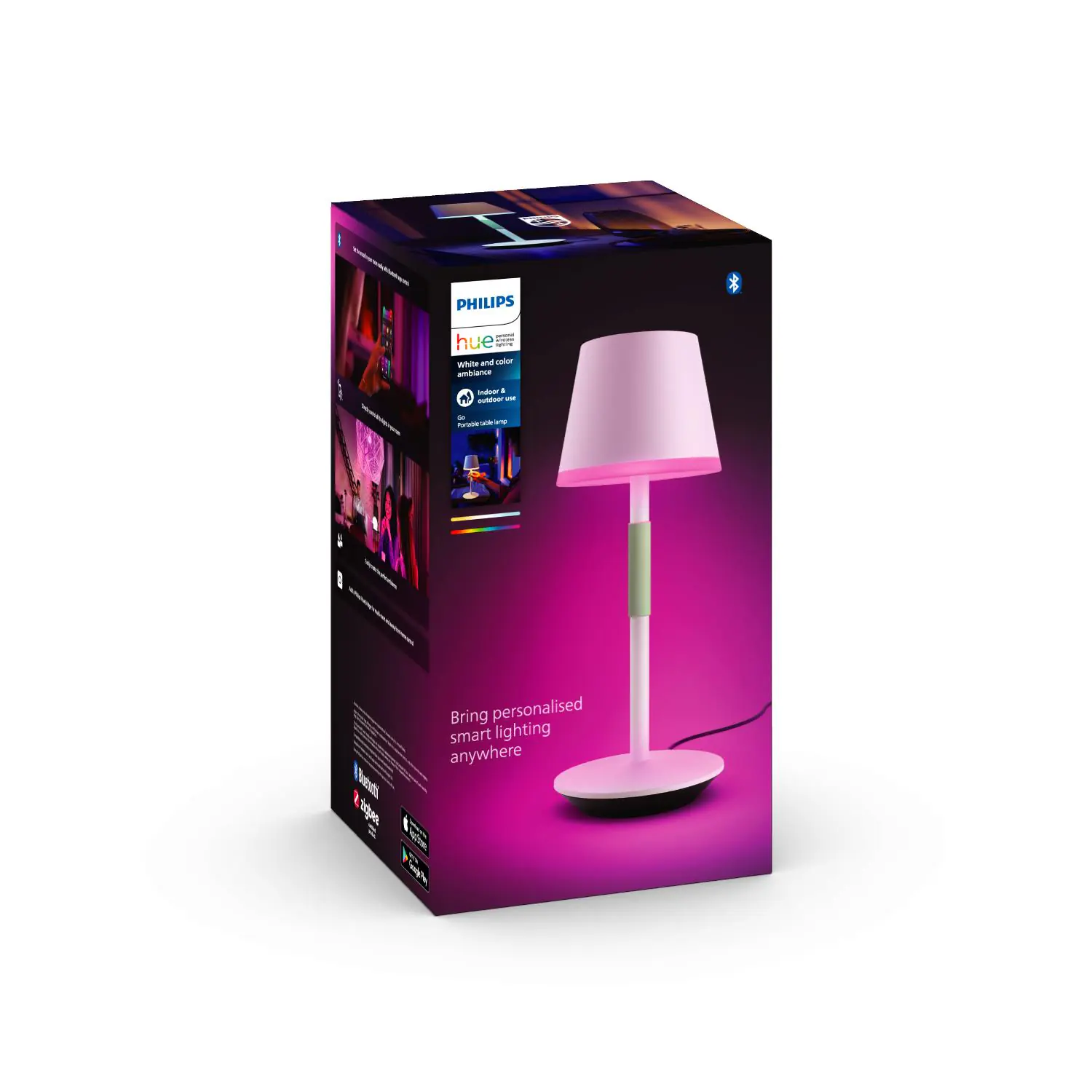 Philips Hue LED Tischleuchte Go 6,2W weiß