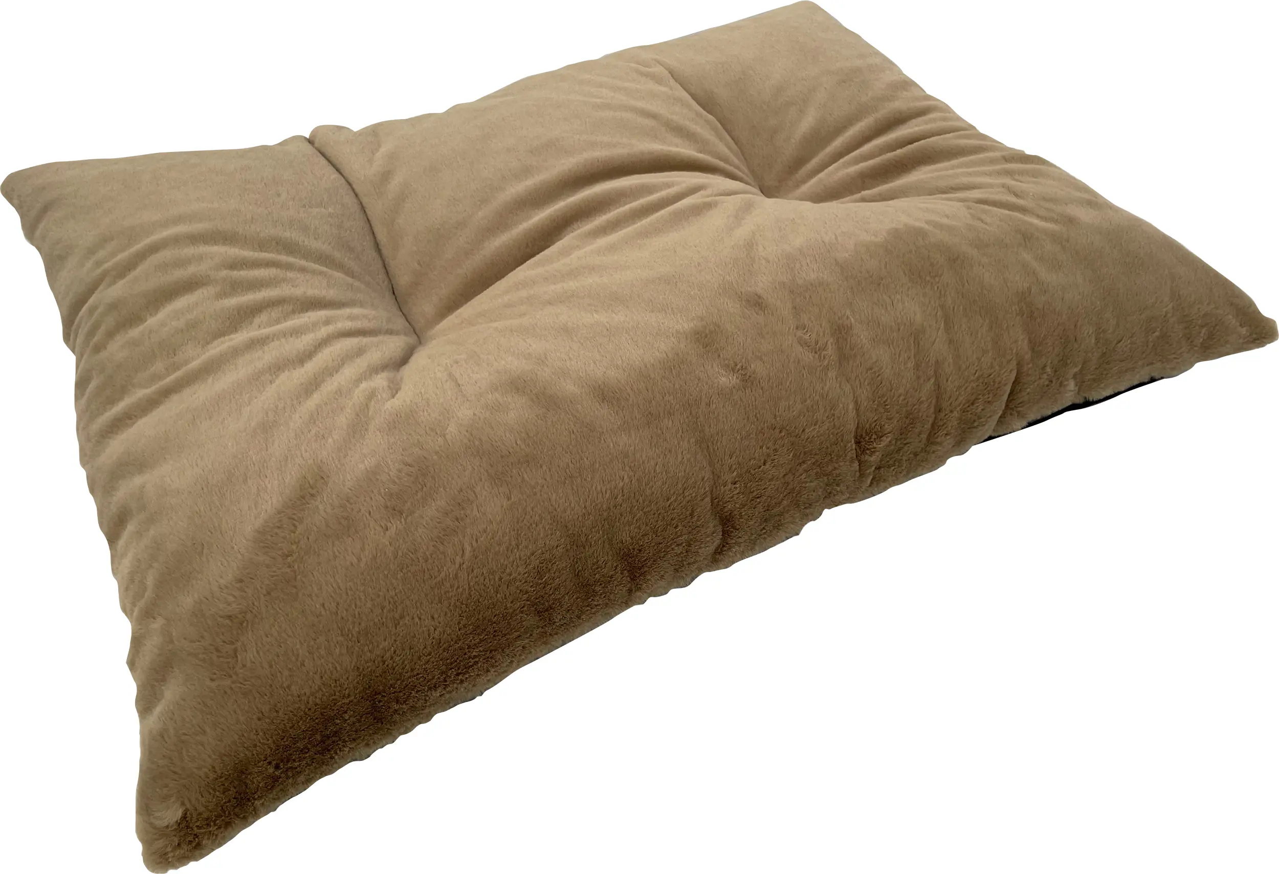 Ollesch Plüschkissen Ricci 82 x 62 cm Golden Brown