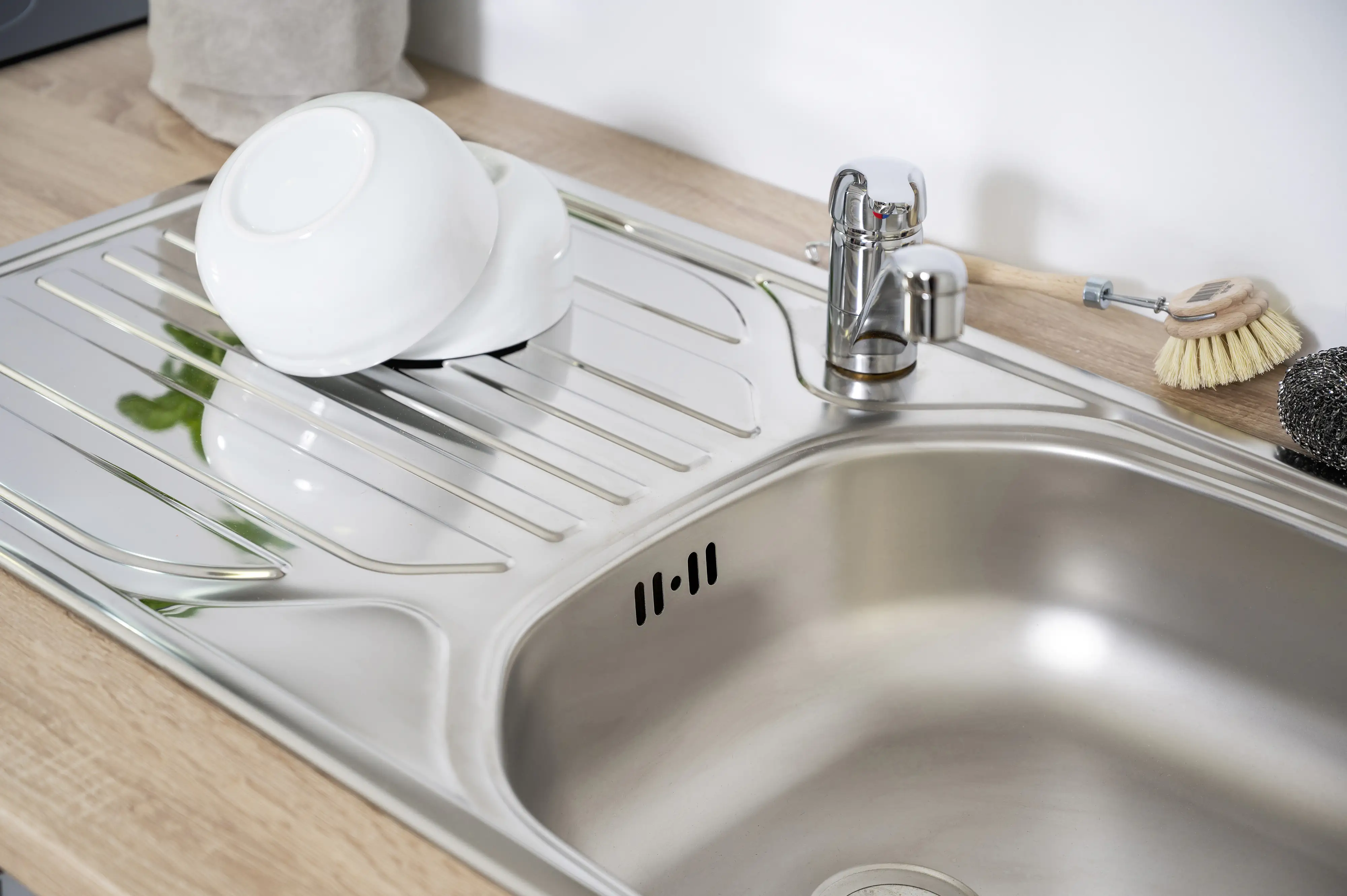 Respekta Economy L-Küchenzeile 310 x 172 cm grau, Eiche Sonoma, KBL310ESGS