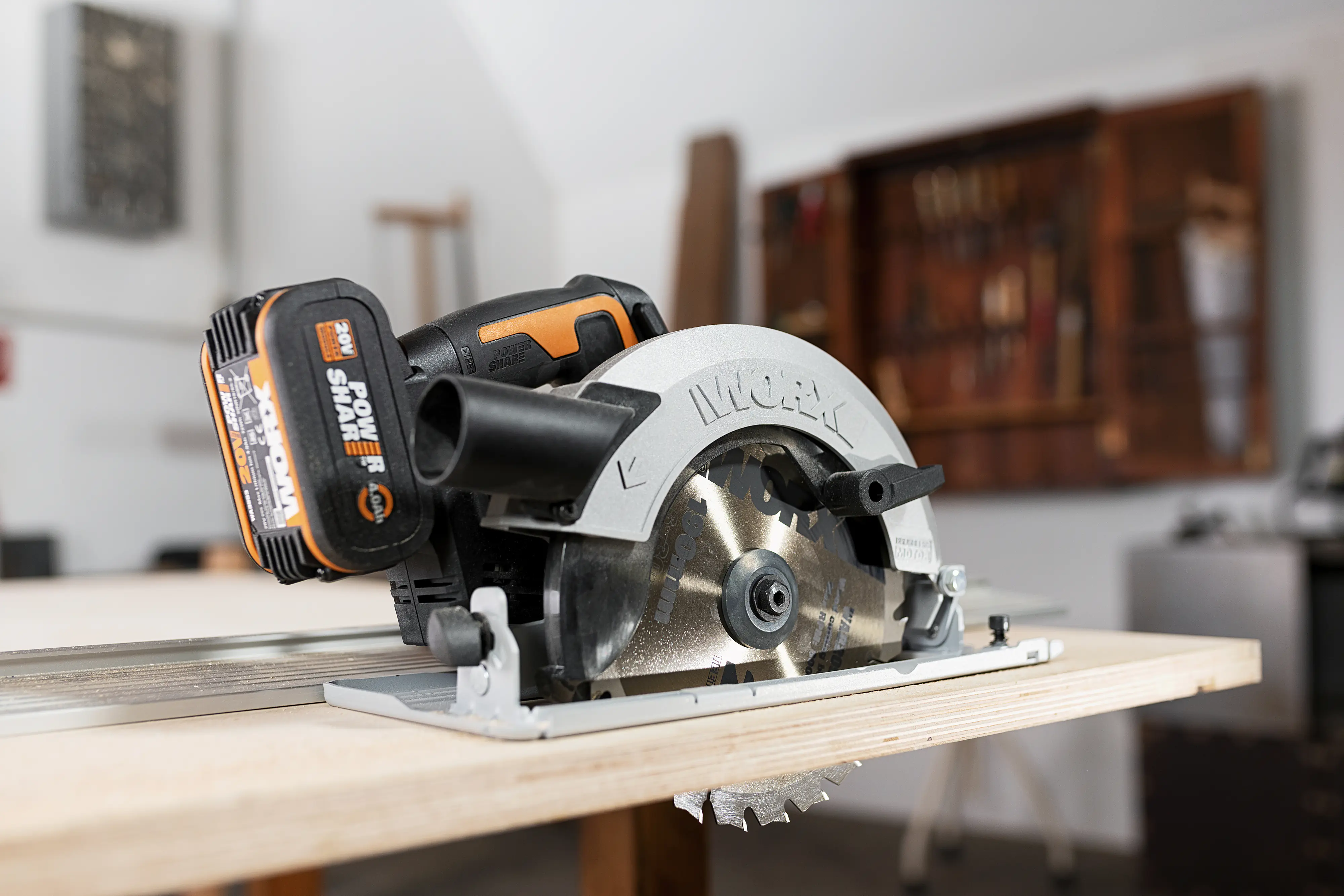 Worx Akku Handkreissäge WX520.9 20 V Solo Worx Akku Handkreissäge WX520.9 20 V Solo