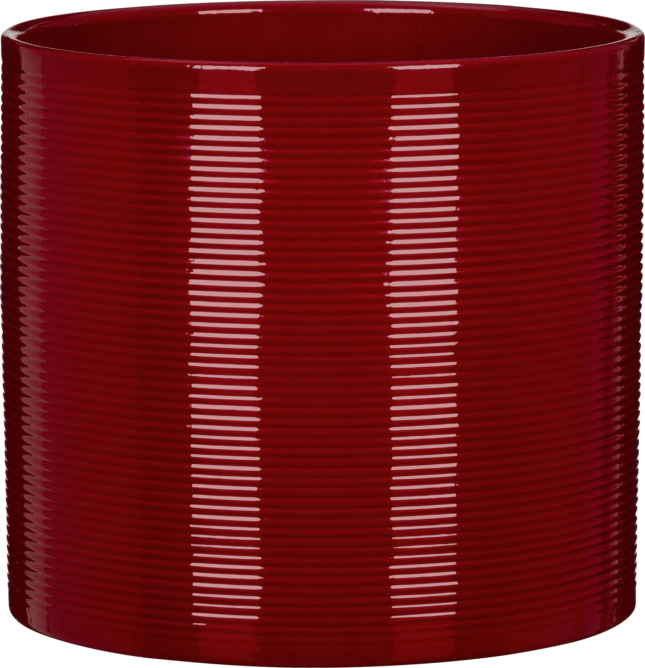 Scheurich Übertopf Serie 828 Keramik Ø 12 x 11 cm intense red