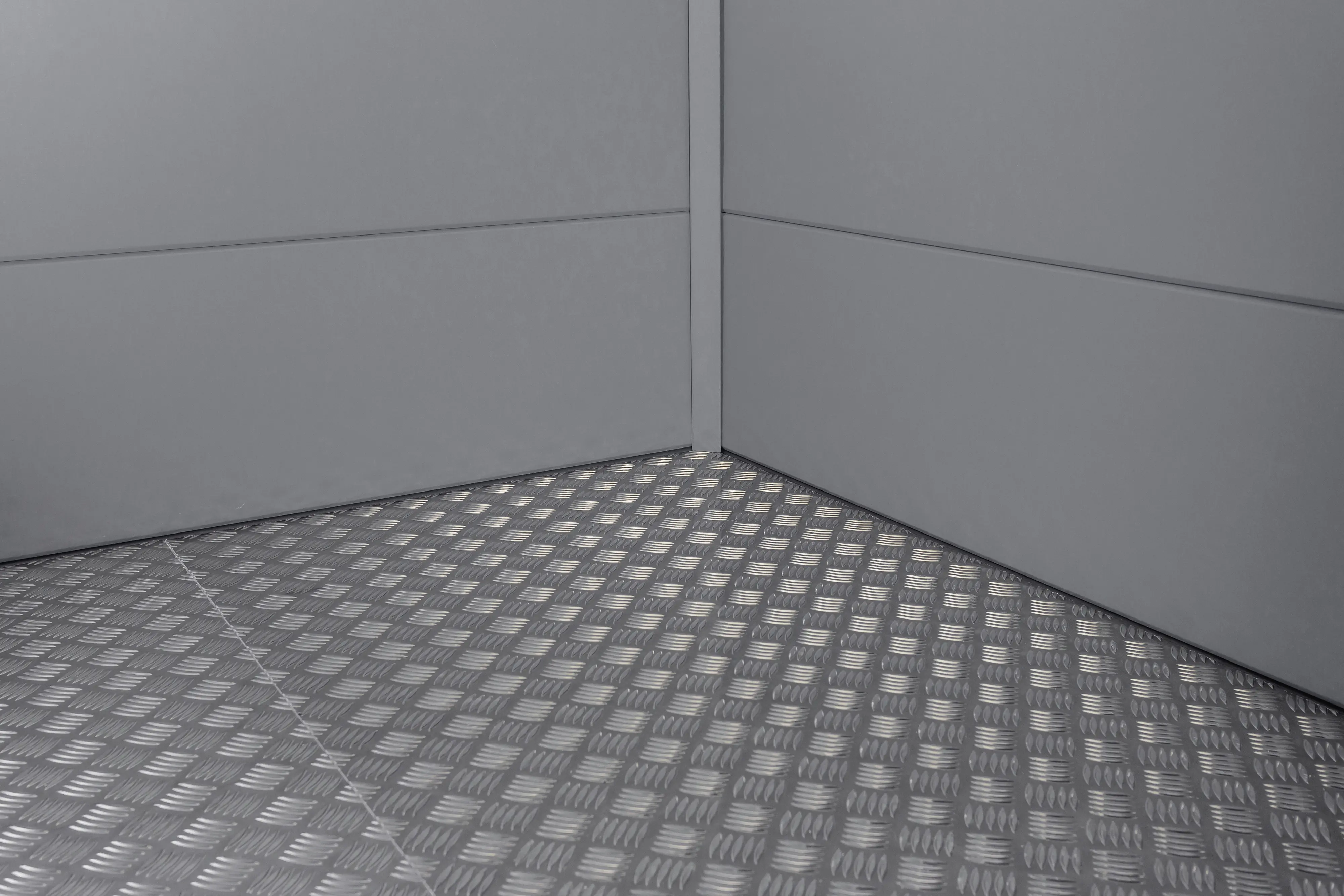 Telluria Fußboden 2724 für Gerätehaus aluminium