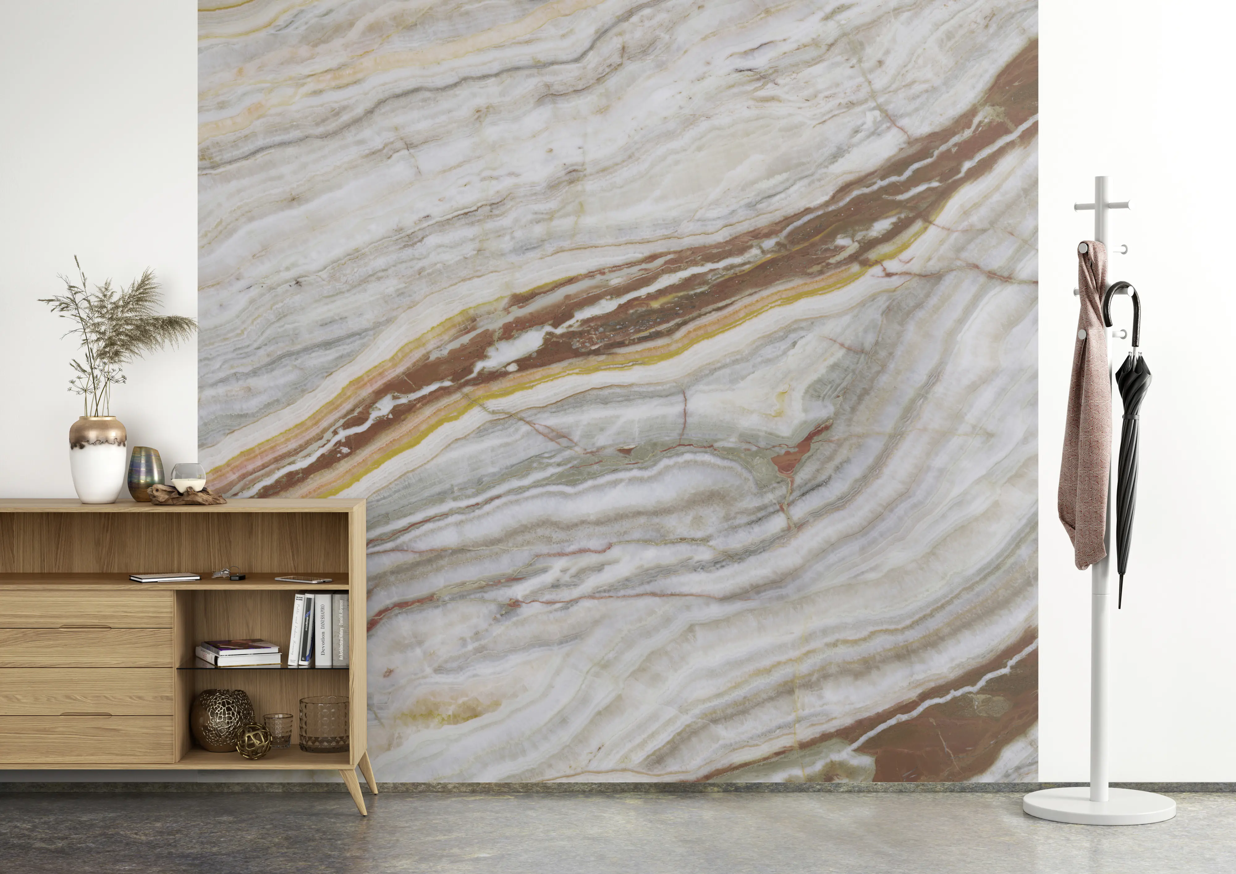 Rasch Vlies Fototapete 364613 Braun-Braungrau Muster & Motive 3 m x 3,18 m