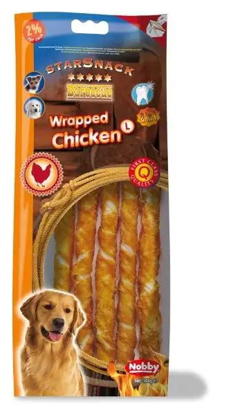 Nobby StarSnack Barbecue Wrapped Chicken 144 g