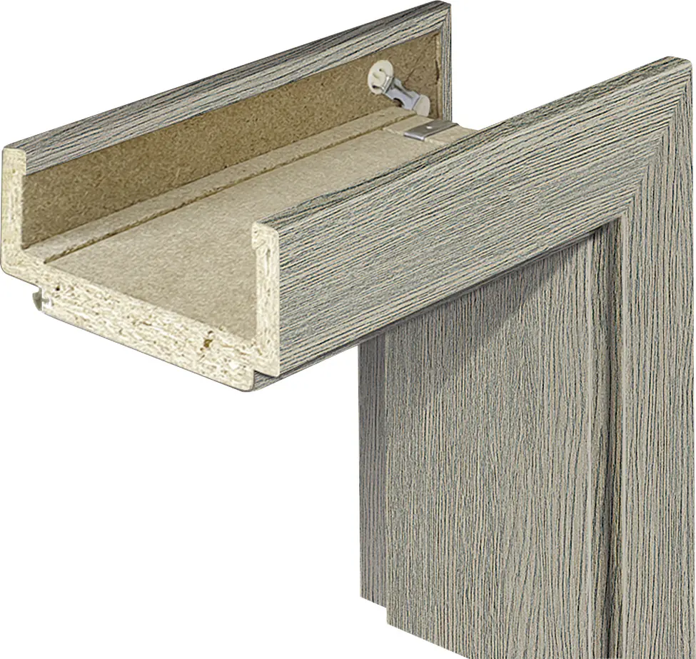 Borne Zarge CPL Masera hellgrau 86 cm DIN links