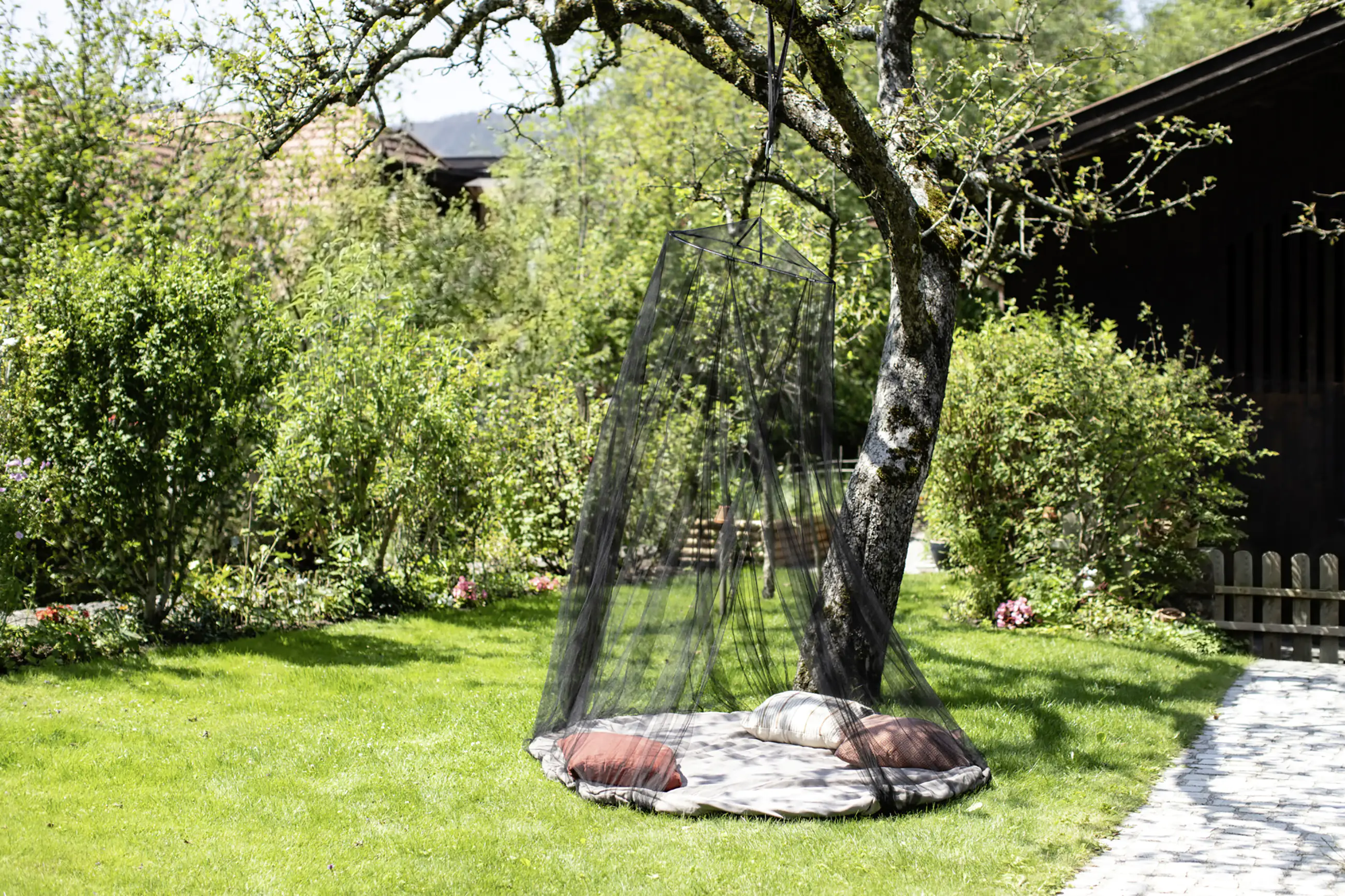 Primaster Moskitonetz 2,5 x 12 m anthrazit/anthrazit