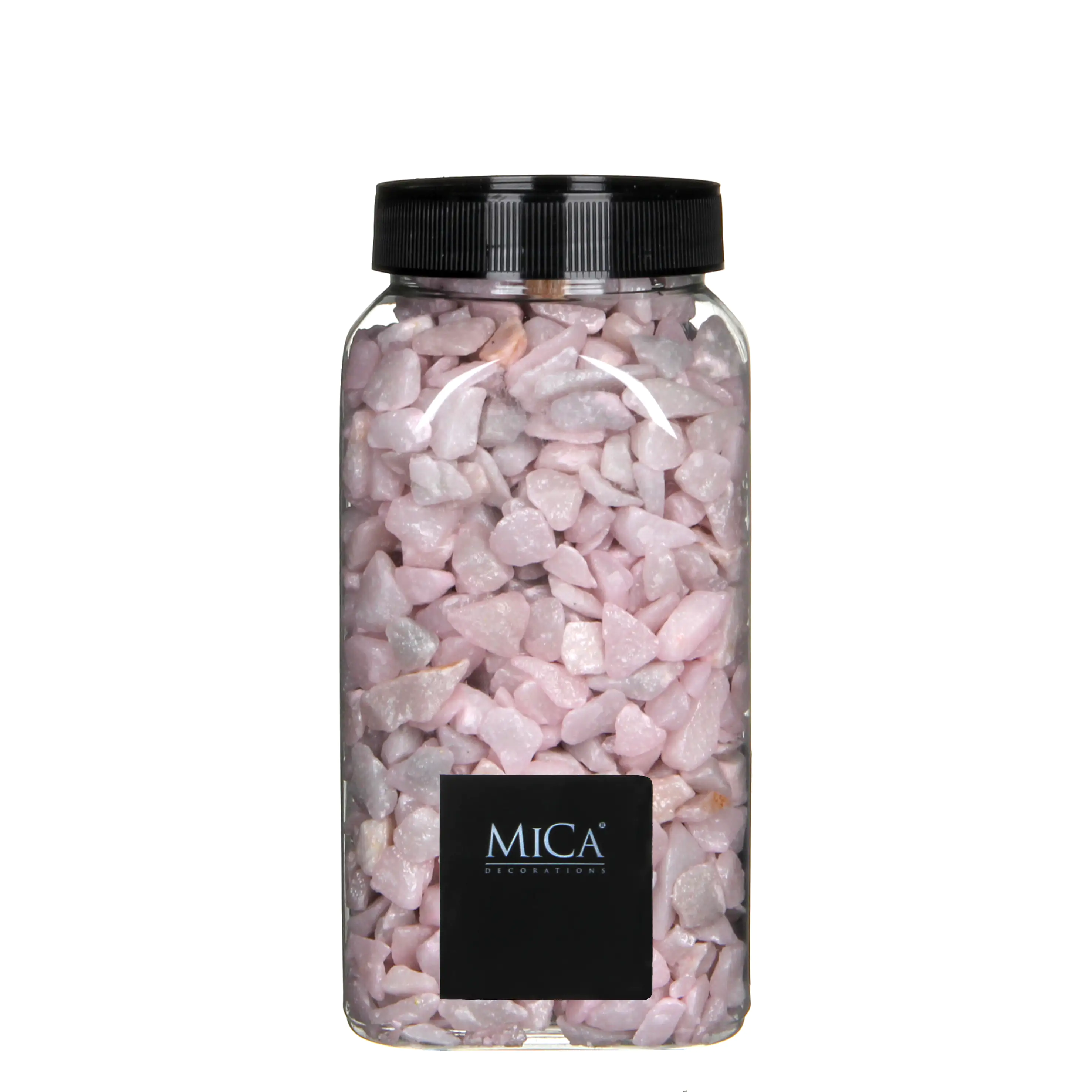 Mica Decorations Dekorative Steine rosa 650 ml 1 kg