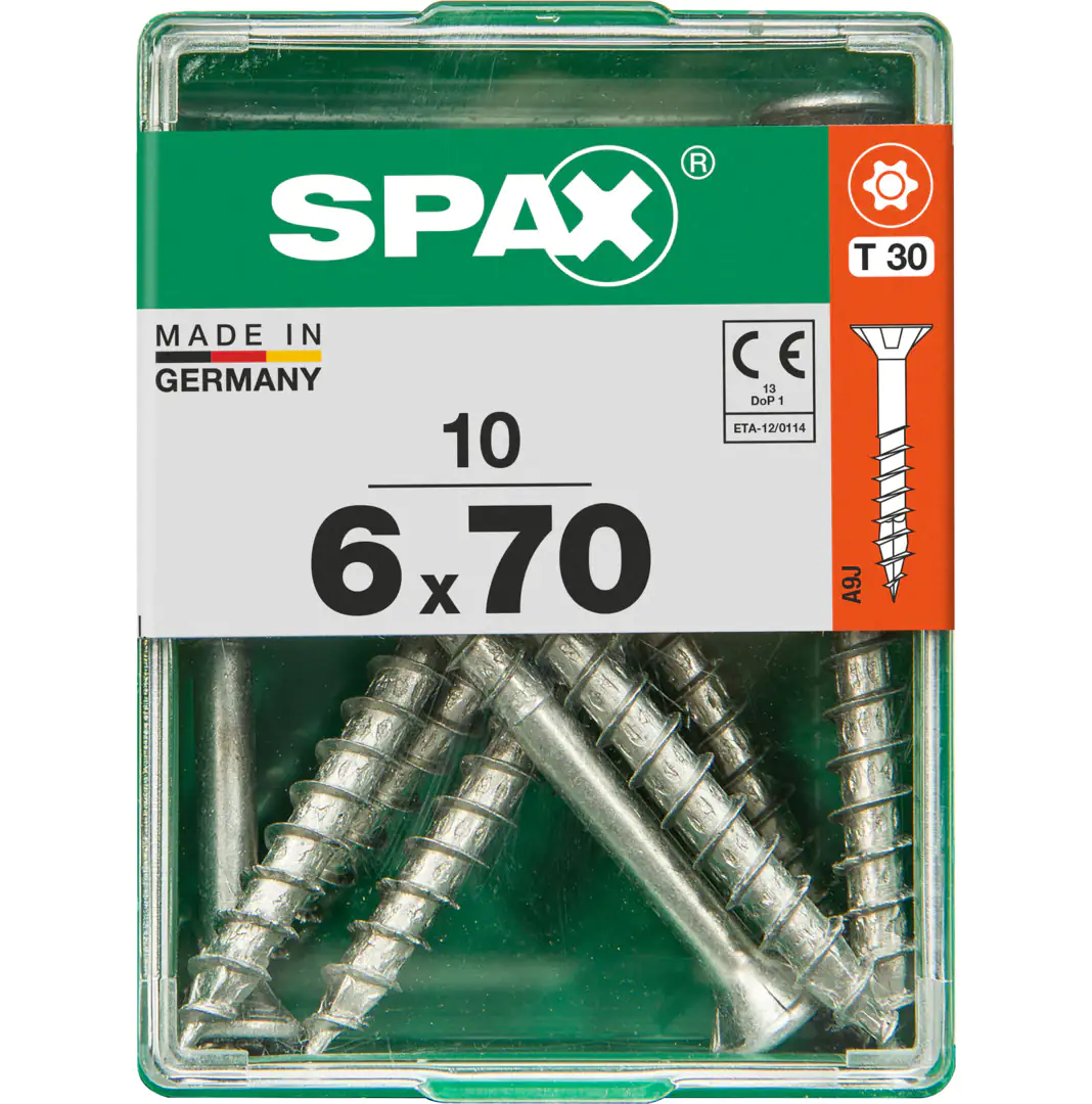Spax Universalschrauben 6.0 x 70 mm TX 30 - 10 Stk.