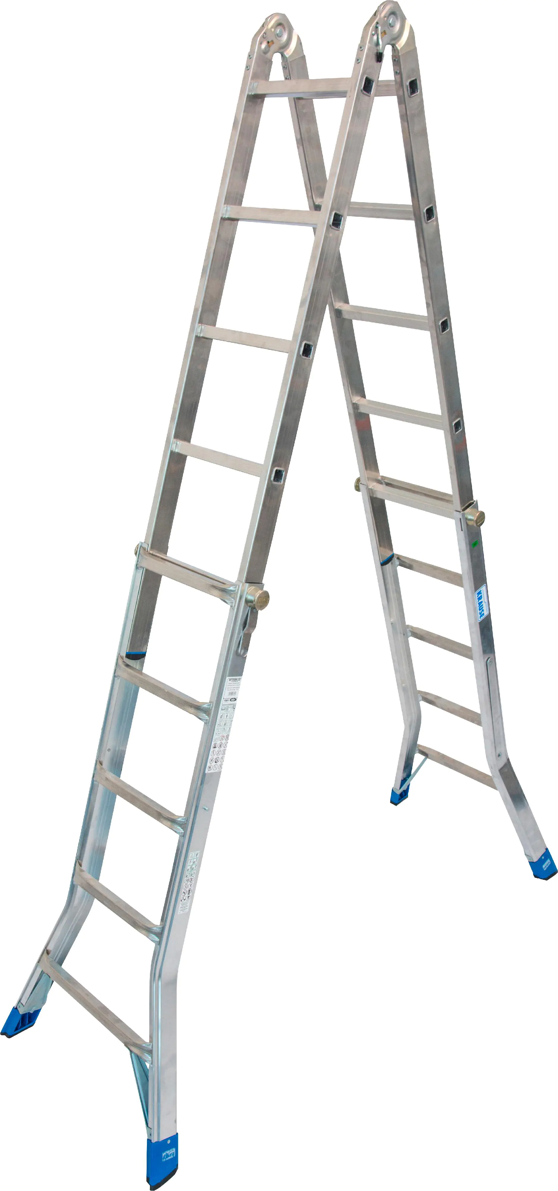 Krause Aluminium-Gelenk-Teleskopleiter STABILO 6,05 m