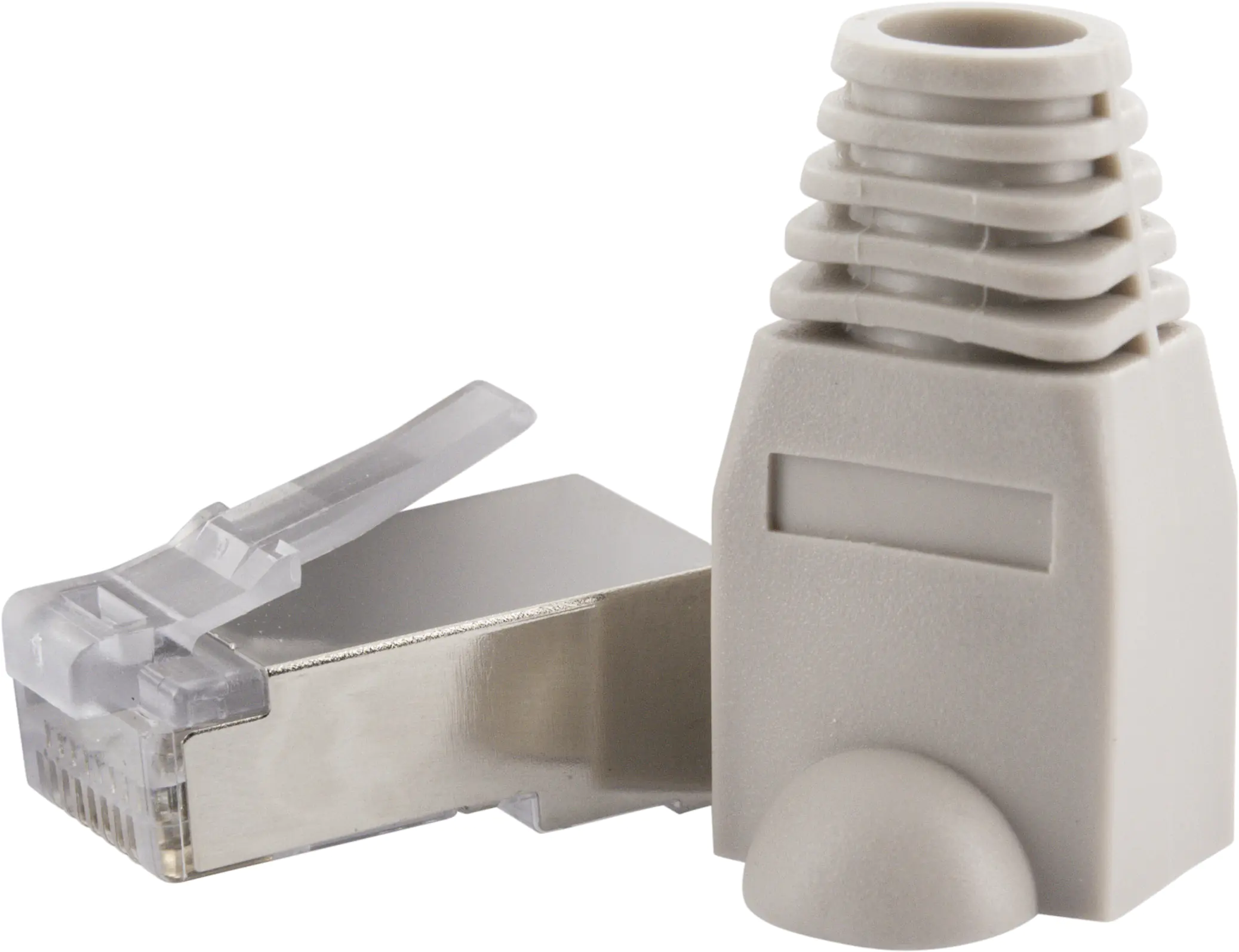 Schwaiger CAT6 Netzwerkstecker Set NWST04 531 4 Stück grau, mit Kabelführung, 4x RJ45 Stecker Schwaiger CAT6 Netzwerkstecker Set NWST04 531 4 Stück grau, mit Kabelführung, 4x RJ45 Stecker