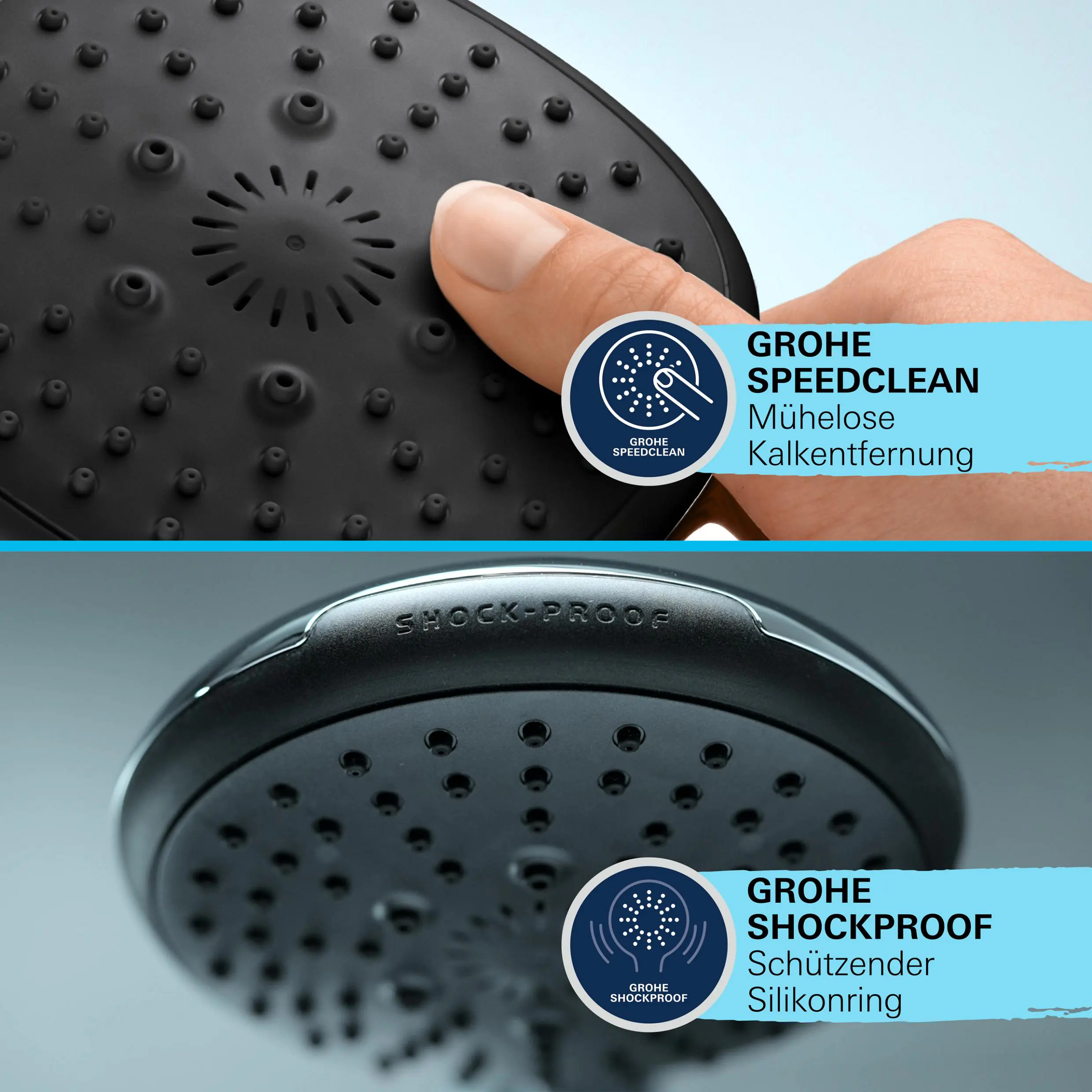 Grohe Kopfbrausesystem Vitalio Start 250 mit Thermostat chrom 113 x 40 cm Grohe Kopfbrausesystem Vitalio Start 250 mit Thermostat chrom 113 x 40 cm