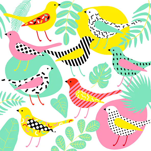 Braun & Company Servietten bunt 33 x 33 cm - 20er Pack Braun & Company Servietten bunt 33 x 33 cm - 20er Pack