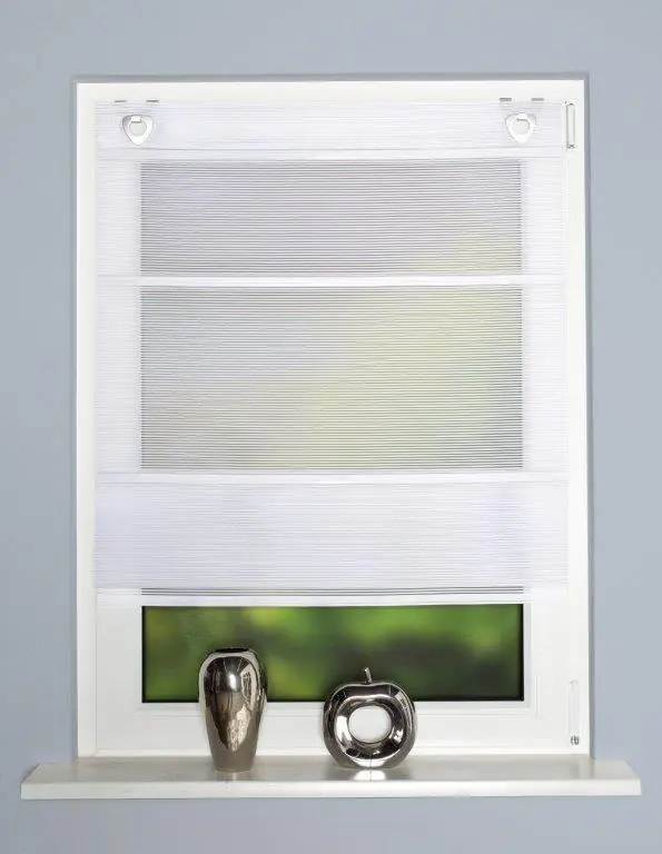 Magnetrollo Bambus Rom weiß 210 x 70 cm