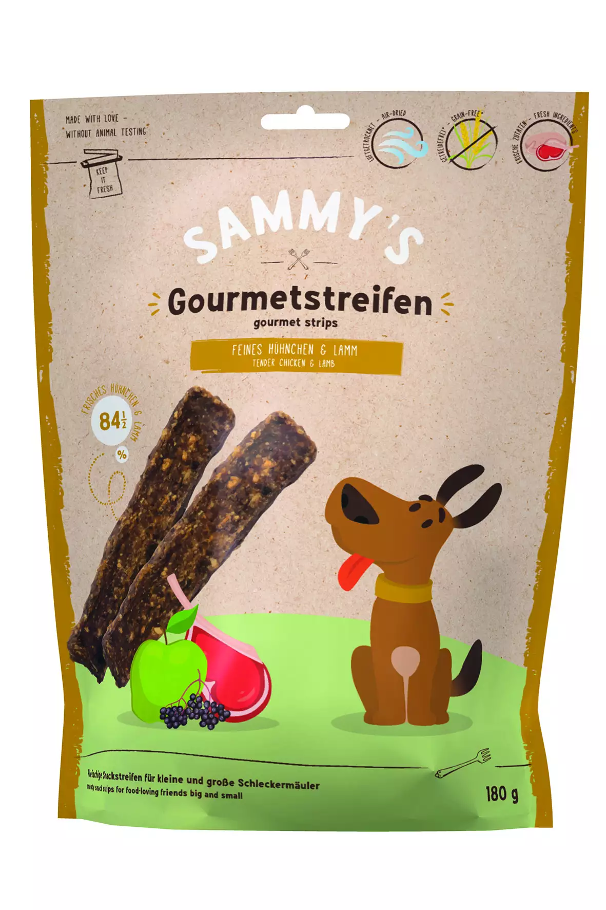 Sammys Streifen Lamm 180 g Sammys Streifen Lamm 180 g