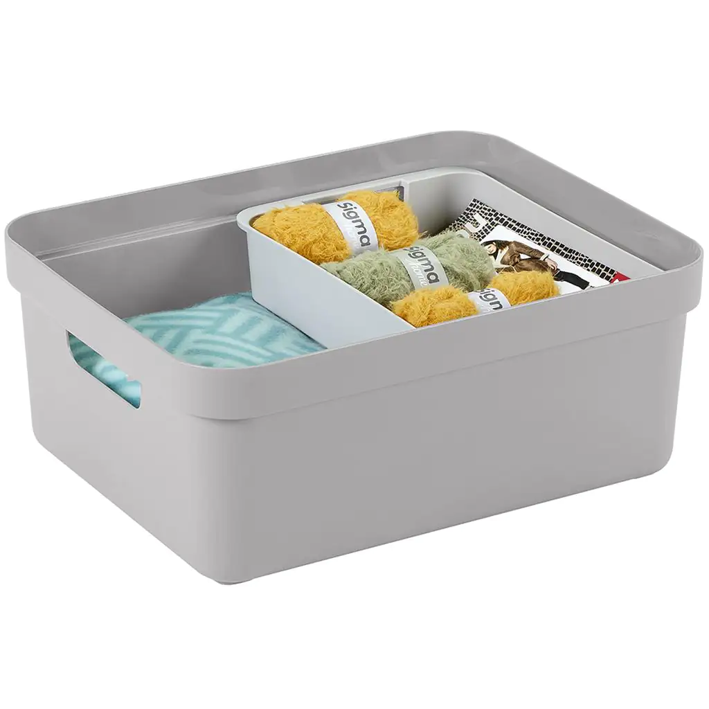 Sunware Aufbewahrungsbox Sigma Home 24 L hellgrau