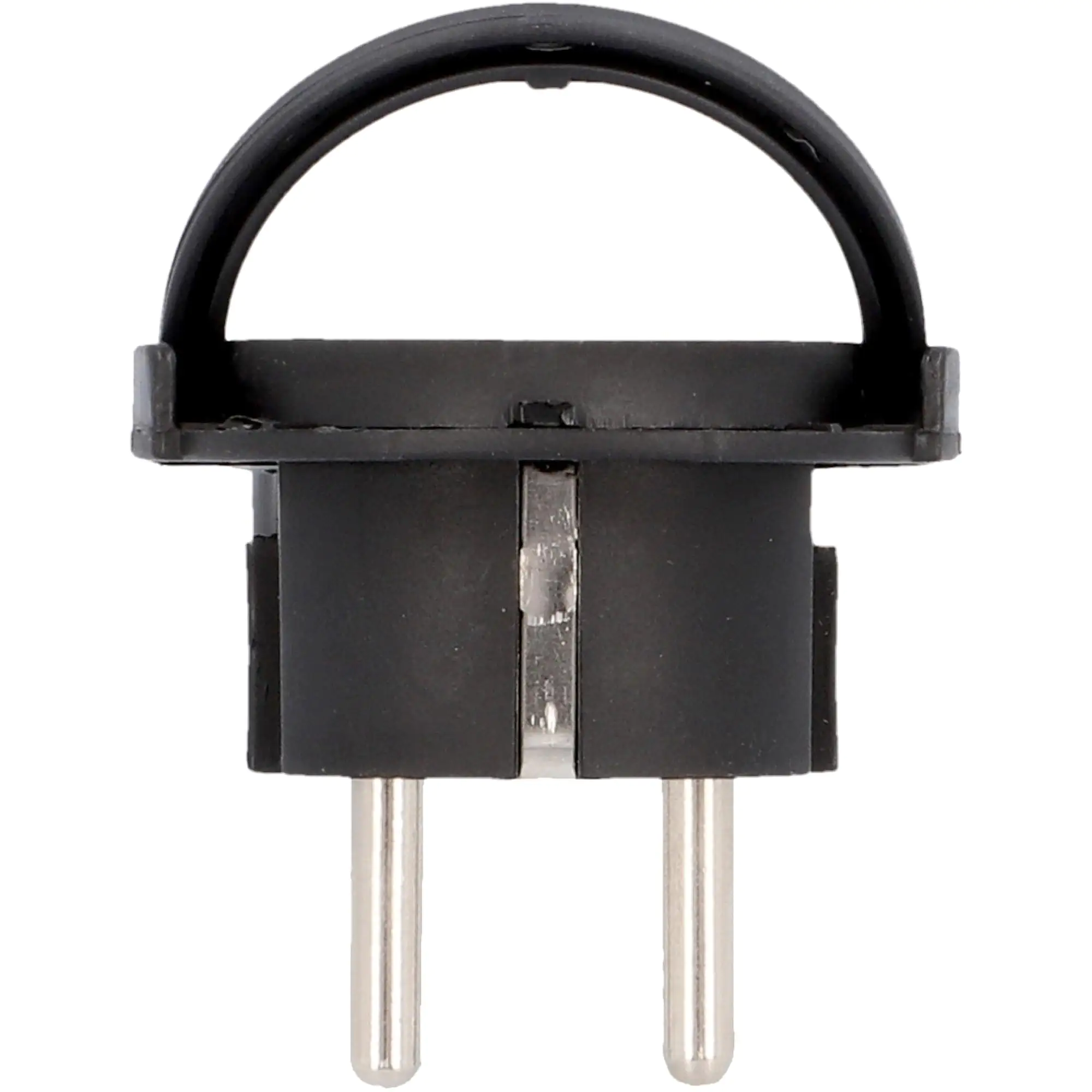 Flachstecker schwarz, Schutzkontaktstecker Flachstecker schwarz, Schutzkontaktstecker