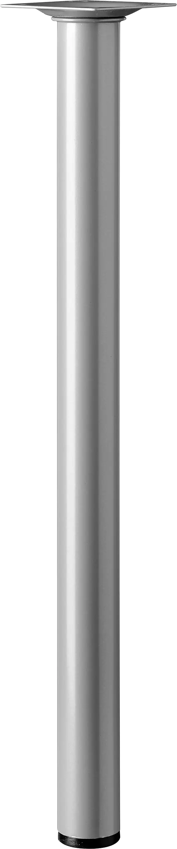 Hettich Tischbein 3,0 x 40 cm Aluminium Optik - 1 Stück