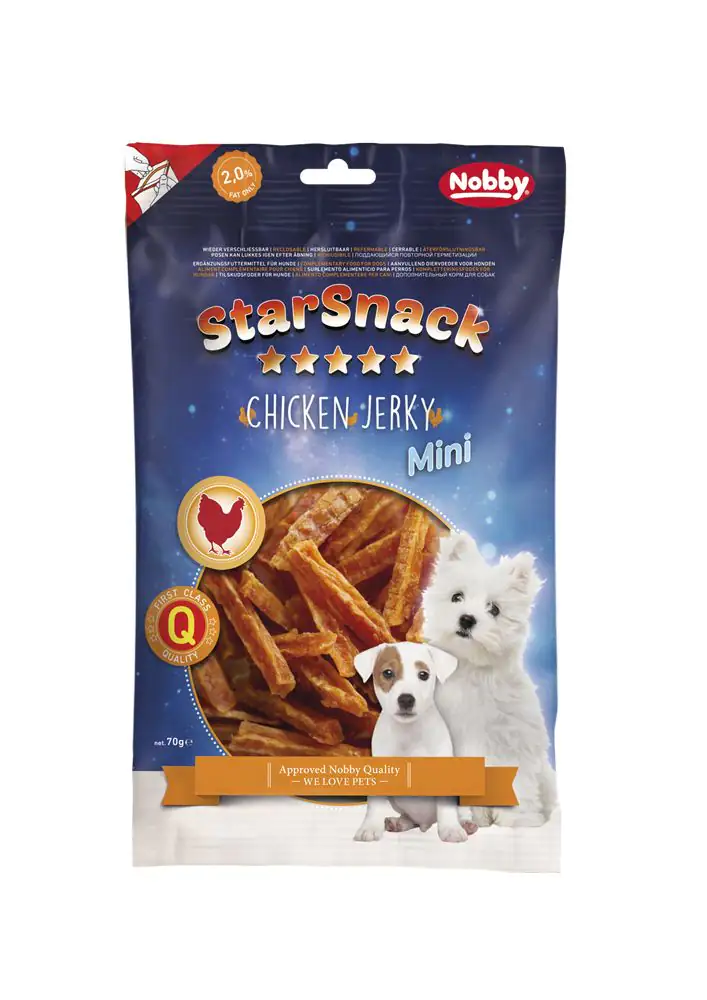 Nobby StarSnack MINI Chicken Jerky 70 g