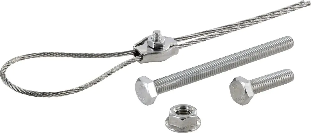 Schwaiger Geländerhalterung 4er-Set Geländerhalterung für Solarpanele