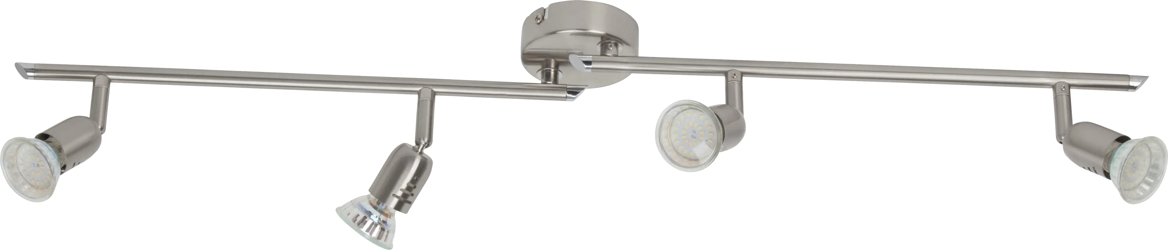 Brilliant 4er Spot Loona eisen 70 x 5,5 cm GU10, eisen, warmweiß Brilliant 4er Spot Loona eisen 70 x 5,5 cm GU10, eisen, warmweiß