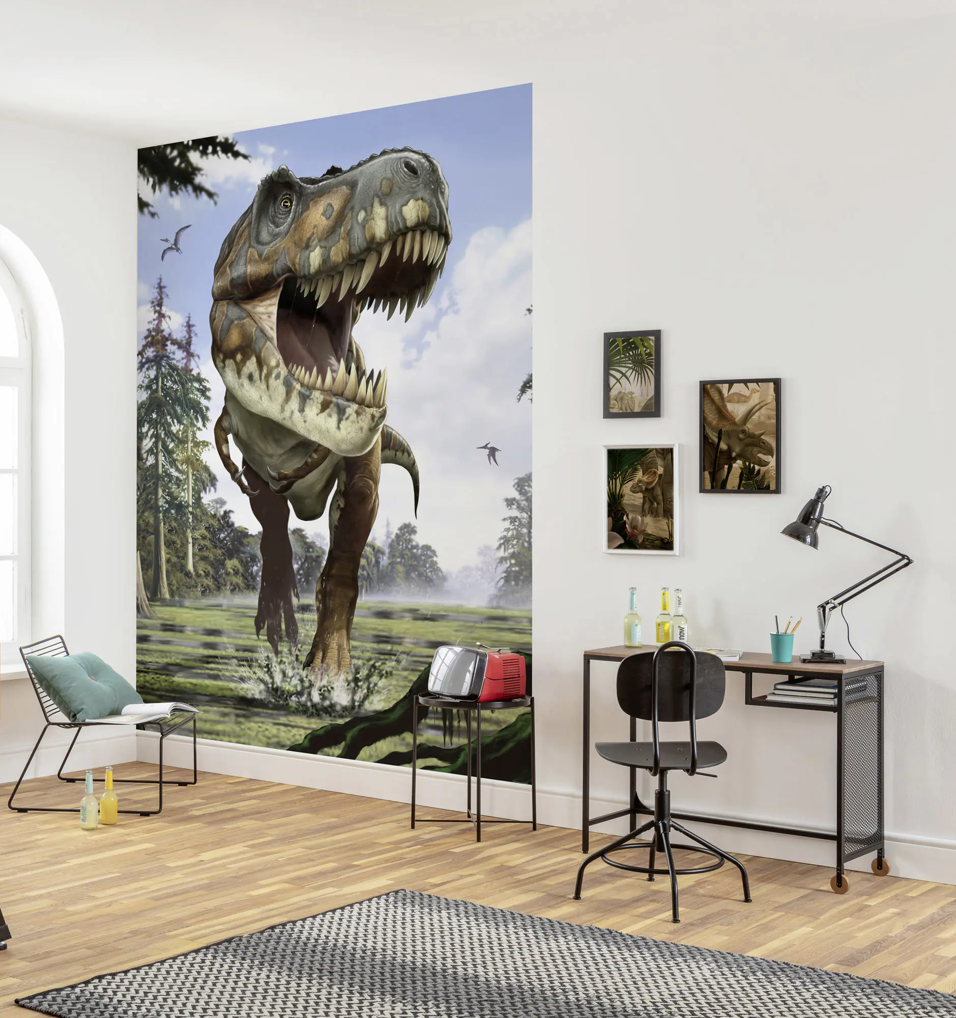 Komar Vlies Fototapete Tyrannosaurus Rex 184 x 248 cm 