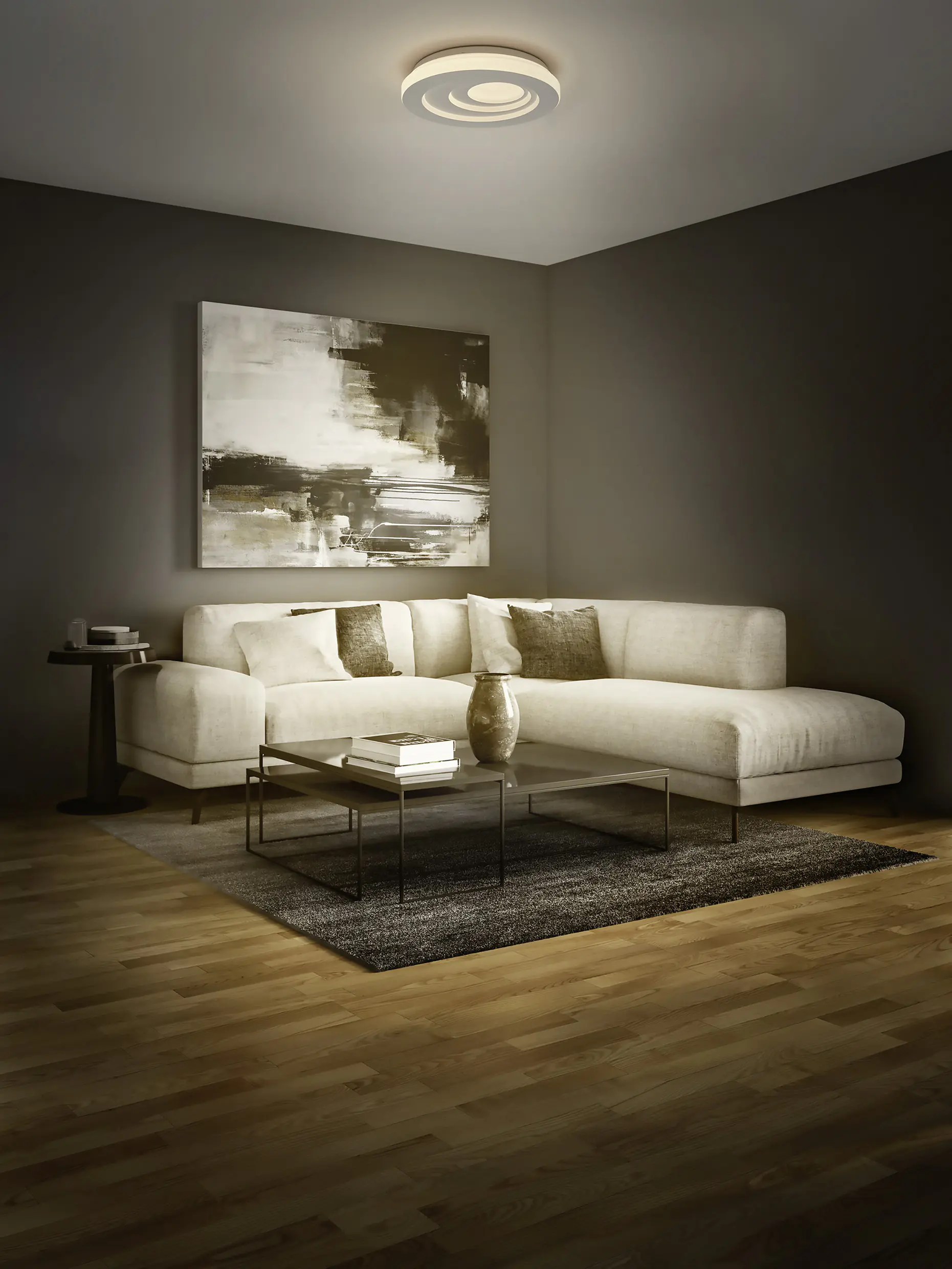 Osram LED-Deckenleuchte Orbis Iris Ø 29 cm 3Layer 36 W weiß warmweiß