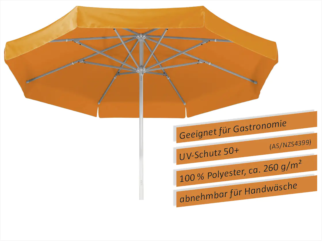 Schneider Sonnenschirm Jumbo orange Ø 400 cm