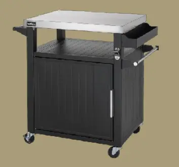Primaster Grillwagen Napa L Universal 1-türig 90 x 90 cm schwarz