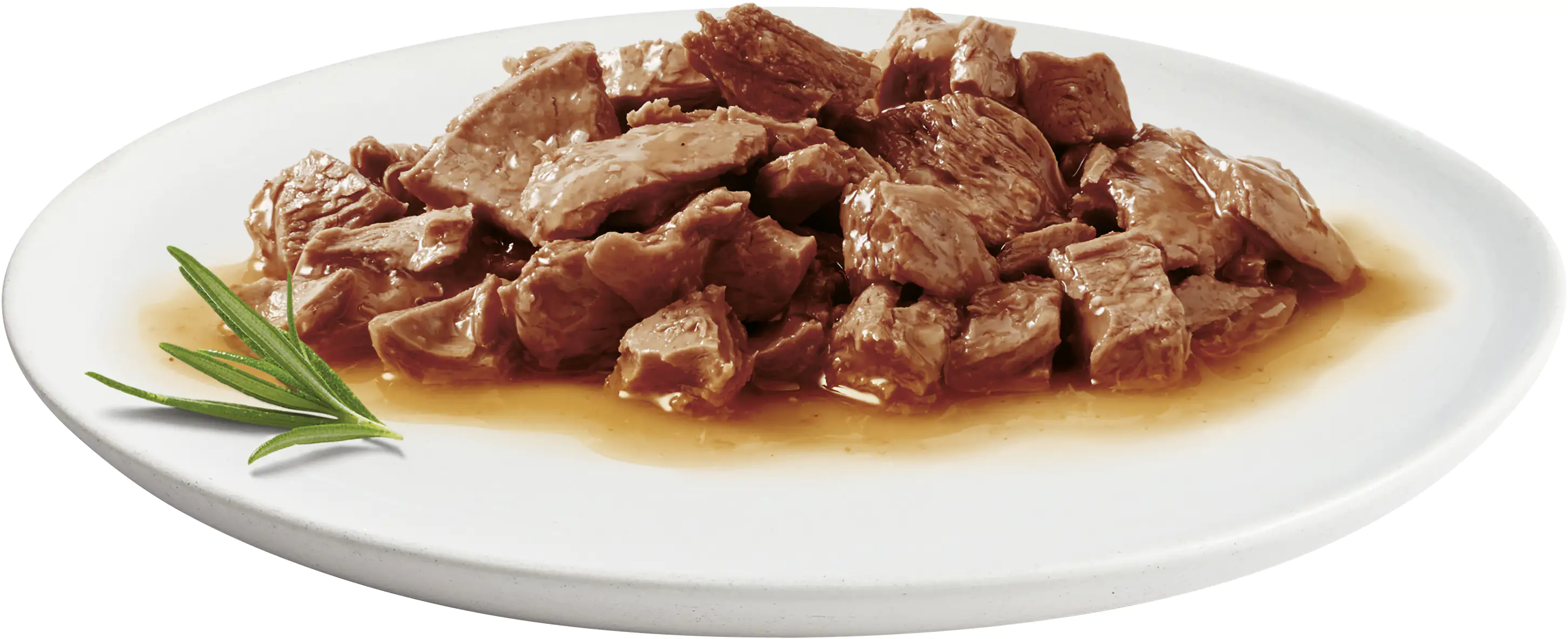 Gourmet Perle Erlesene Streifen mit Rind Kaninchen Lachs Huhn 4x 85g