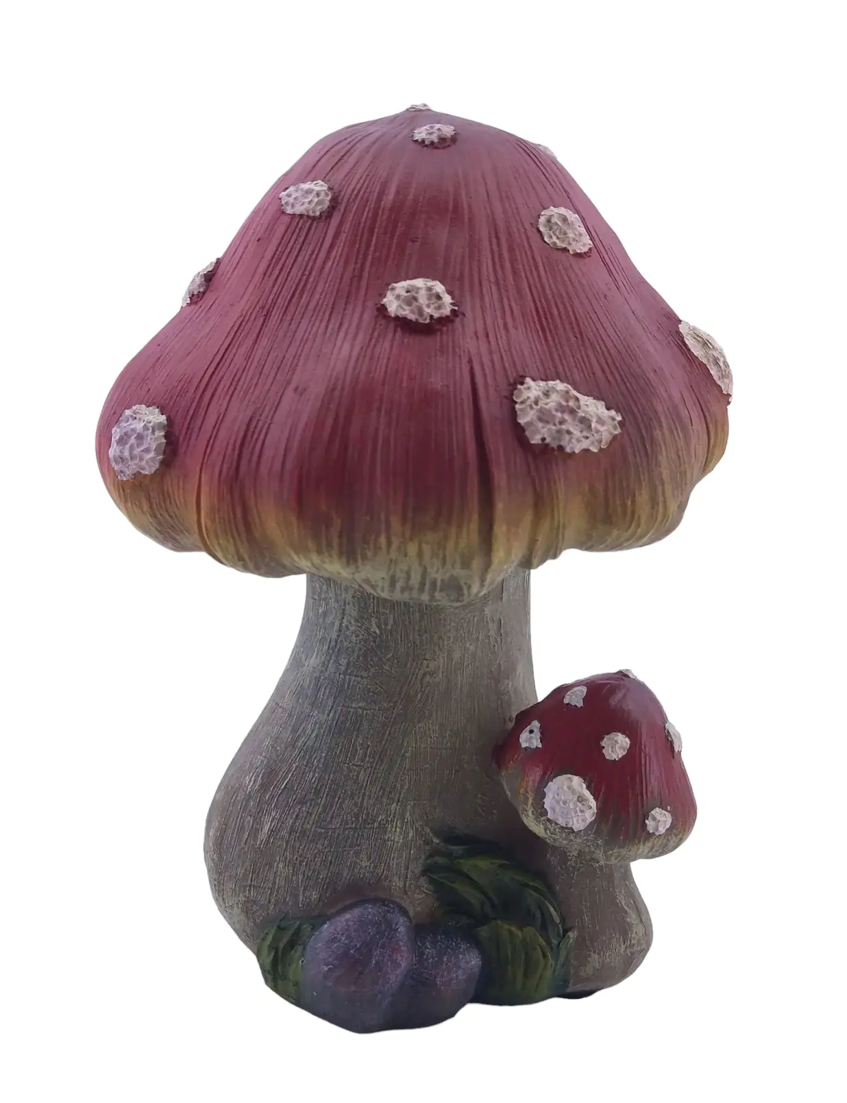 Figur Fliegenpilz mittel Polyresin 22 x 16 x 15 cm rot