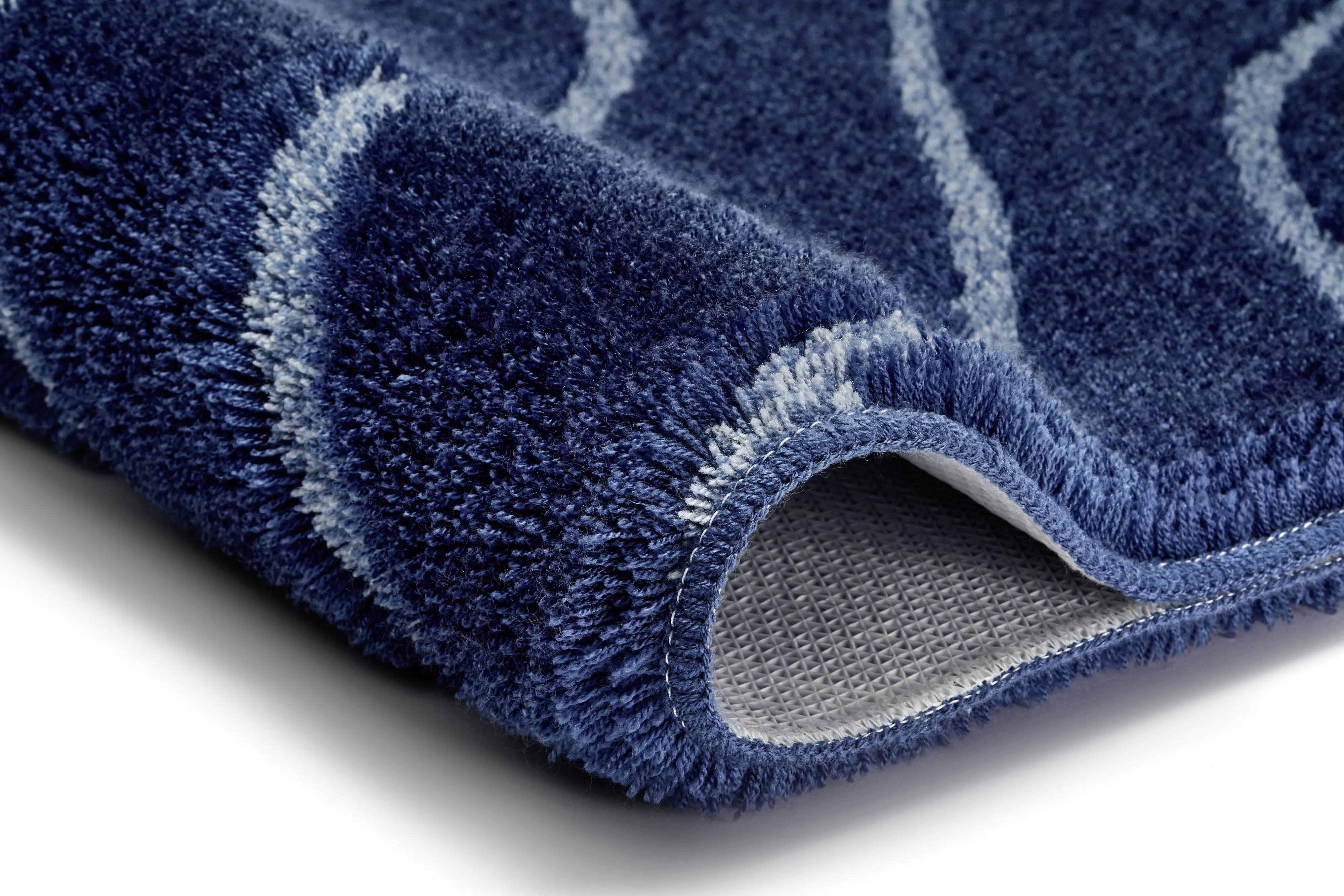 Kleine Wolke Badteppich Tram Mare blau Polyacryl 55 x 65 cm