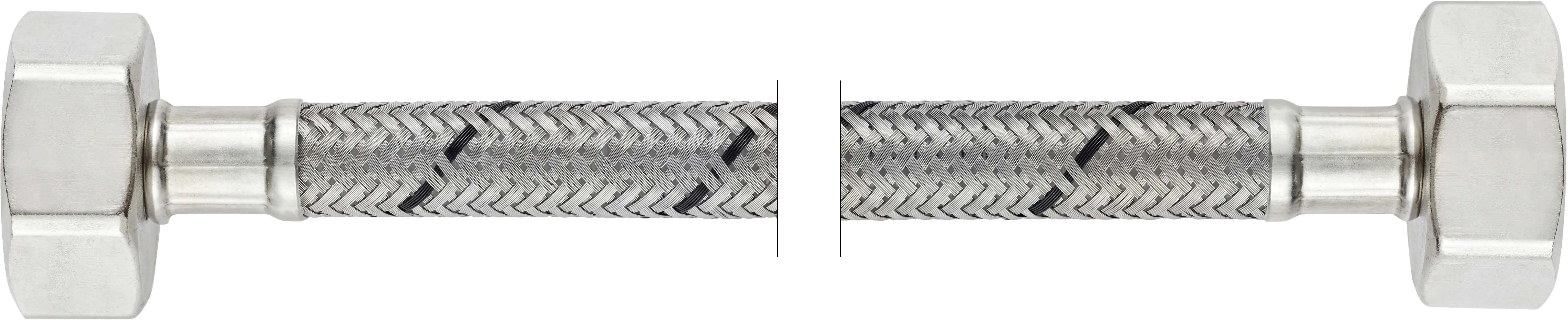 Flexo Anschlussschlauch IG 12,7 mm (1/2") x IG 12,7 mm (1/2"), DN8, 40 cm