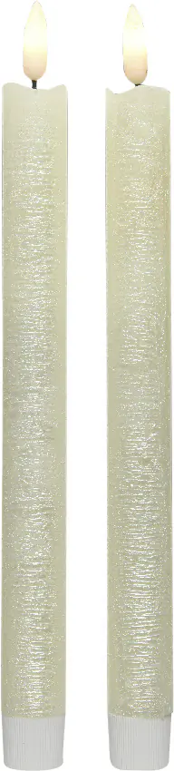 Kaemingk Spitzkerze LED perle 24 cm