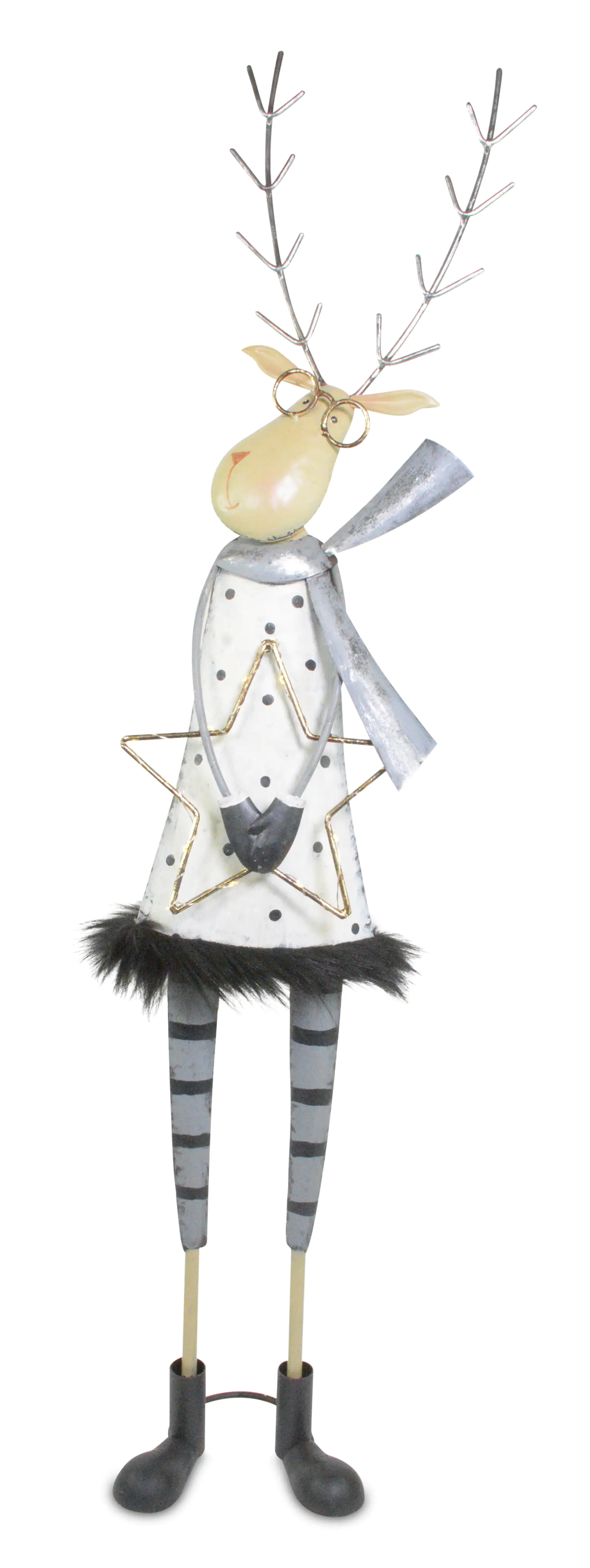 4004942183858 Riffelmacher Hirsch mit Stern beleuchtet LED 33 x 13.3 x 94.6 cm