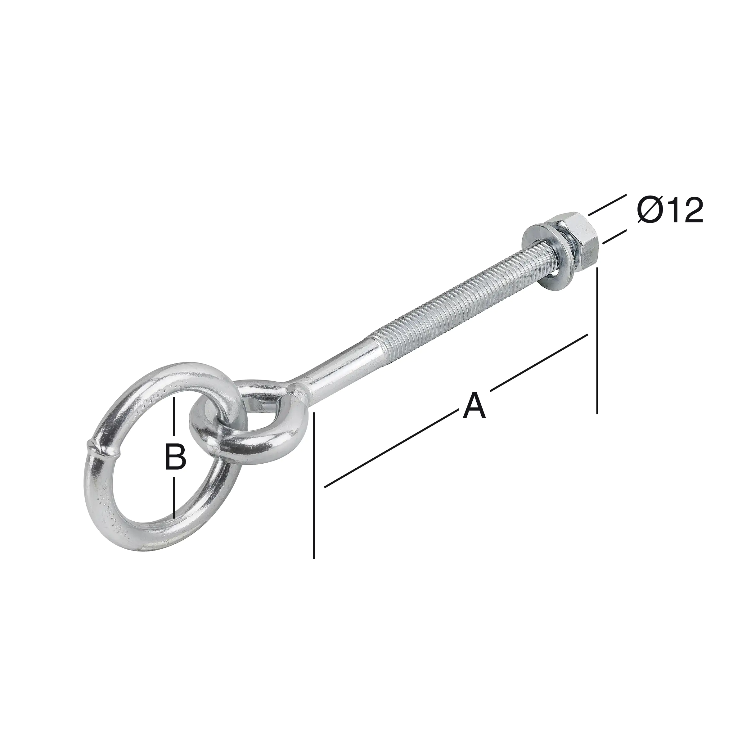 Vormann Barrenringe verzinkt 128 x 45 mm Vormann Barrenringe verzinkt 128 x 45 mm