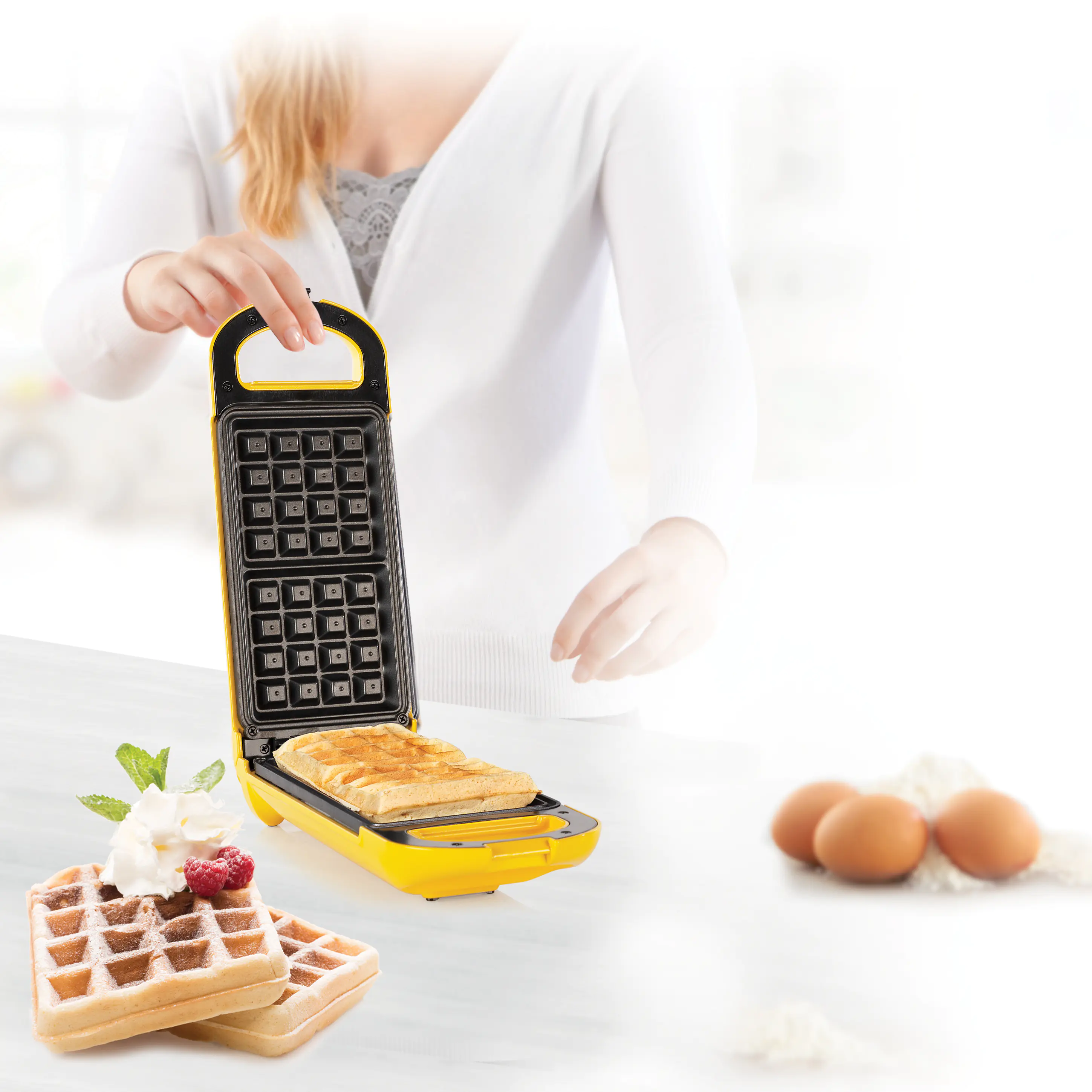 Princess Waffeleisen Flip für 2 Waffeln Drehfunktion 700 Watt