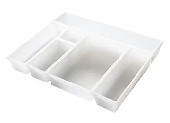 Rotho Ordnungssystem Basic 38 x 8 x 5 cm, transparent