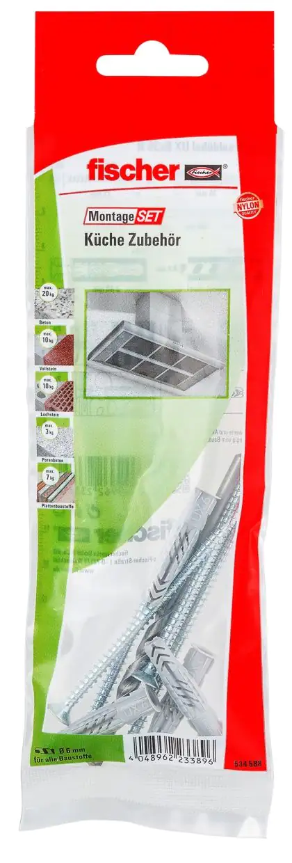 Fischer Montage-Set Küche Zubehör Fischer Montage-Set Küche Zubehör