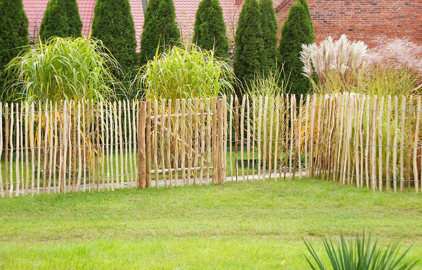 Staketenzaun Mila 60 x 300 cm, gerollt