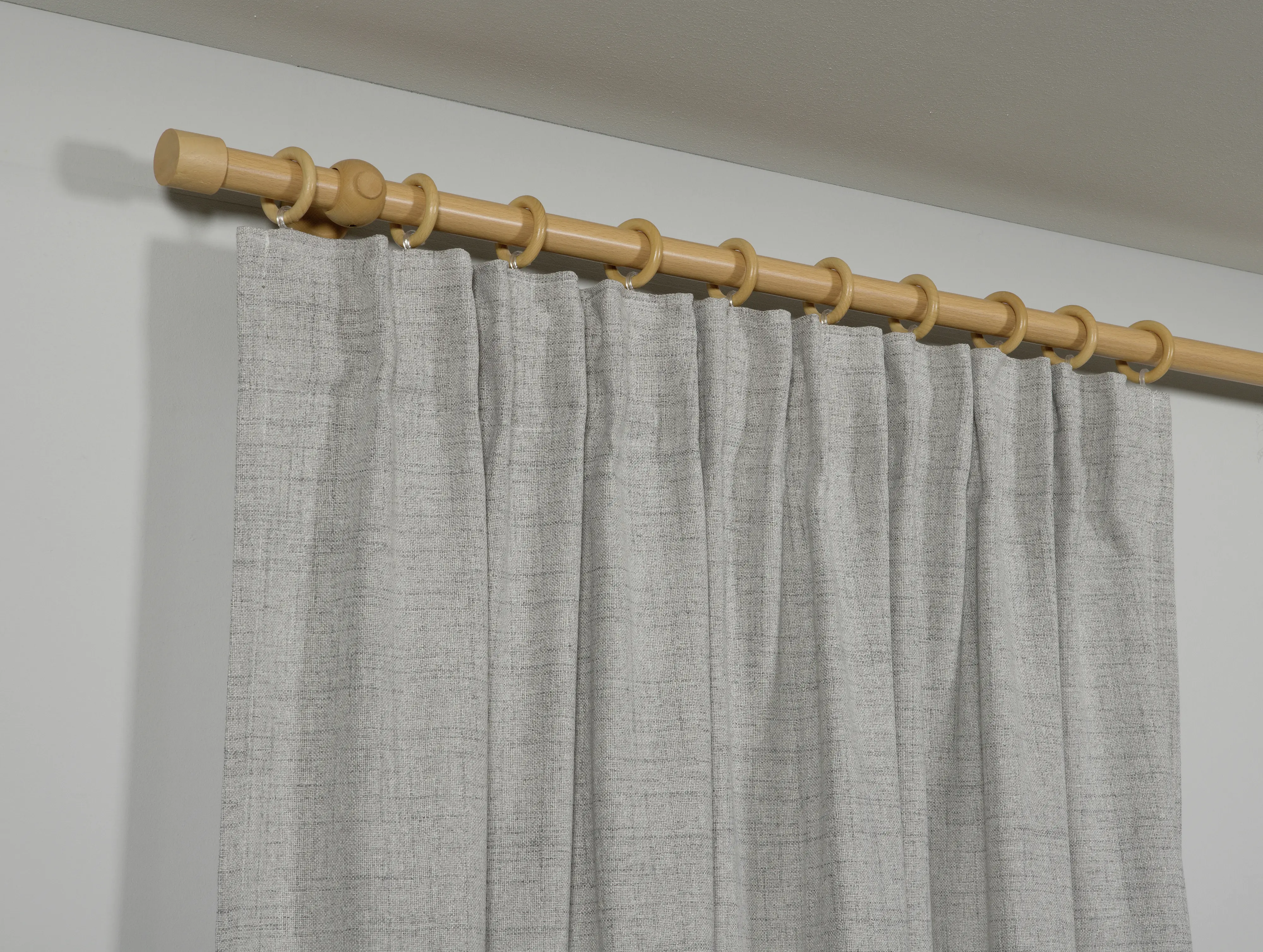 Gardinia Holz-Gardinenstangen-Set Shorty 1-Lauf Ø 25 mm Buche 160 cm Gardinia Holz-Gardinenstangen-Set Shorty 1-Lauf Ø 25 mm Buche 160 cm
