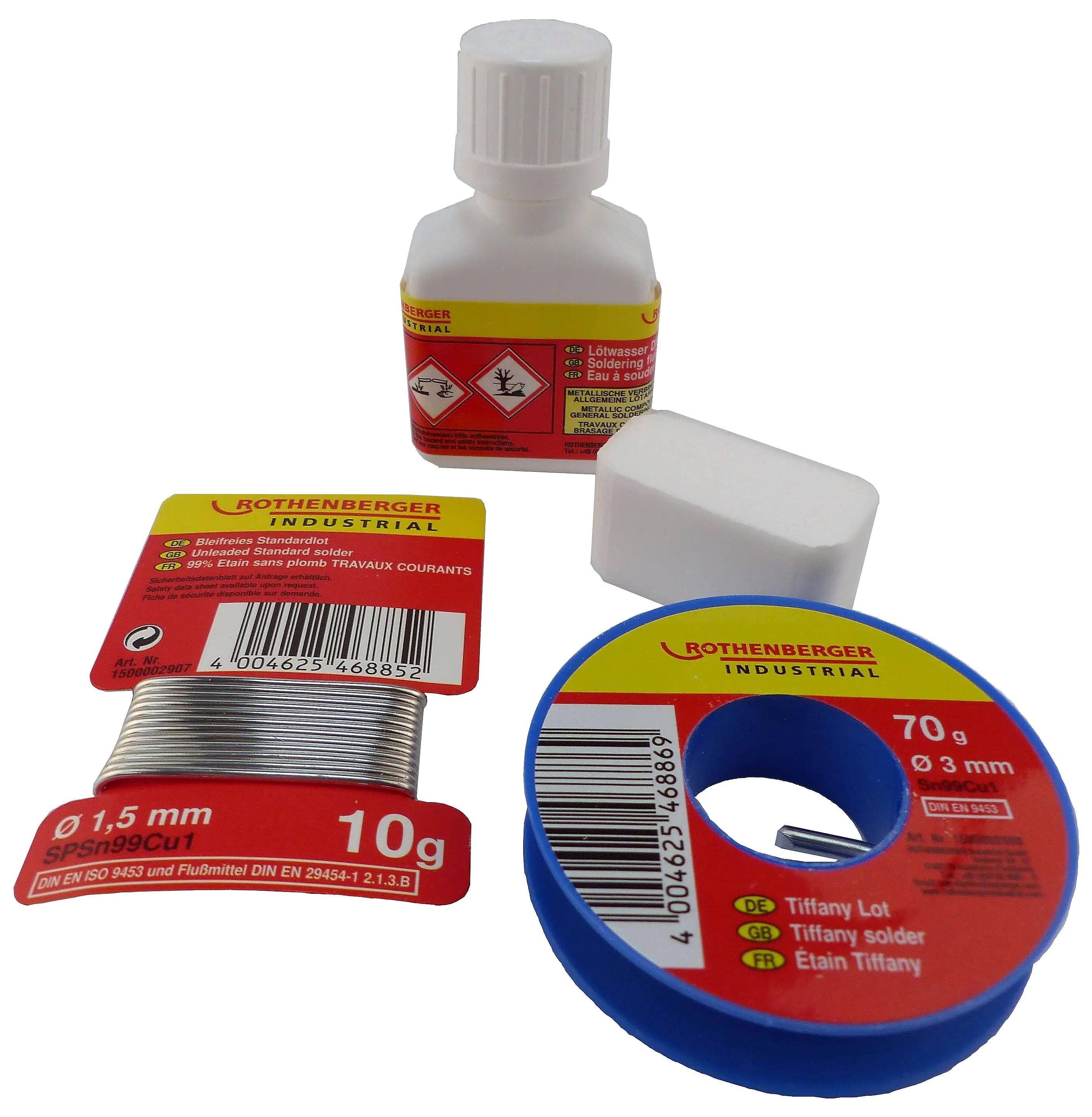 Rothenberger Bastel-Tiffany-Set 4-teilig bleifrei