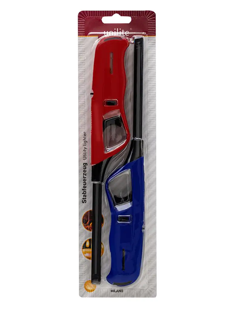 Unilite Stabfeuerzeug Milano NT HC-4 2er Blister Unilite Stabfeuerzeug Milano NT HC-4 2er Blister