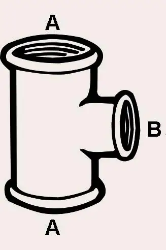 Cornat Temperguss-Reduzier-T-Stück 1'' x 1/2'' x 1" verzinkt