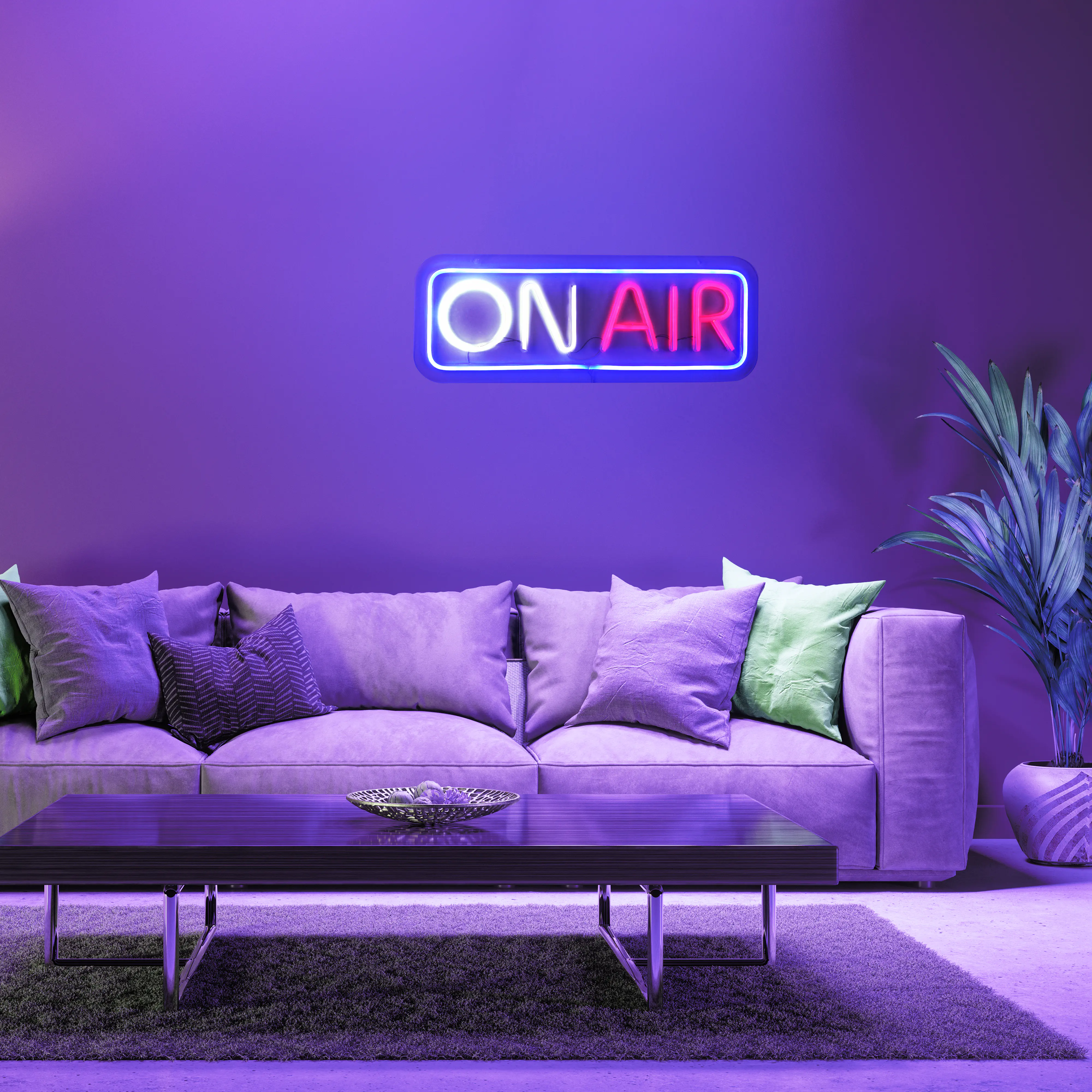 Just light LED Dekoleuchte On Air 60 x 1,5 x 22 cm Just light LED Dekoleuchte On Air 60 x 1,5 x 22 cm