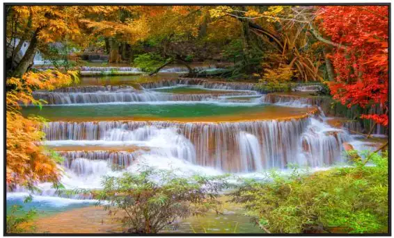 papermoon Infrarotheizkörper EcoHeat 60X100 cm 600 Watt, Wasserfall