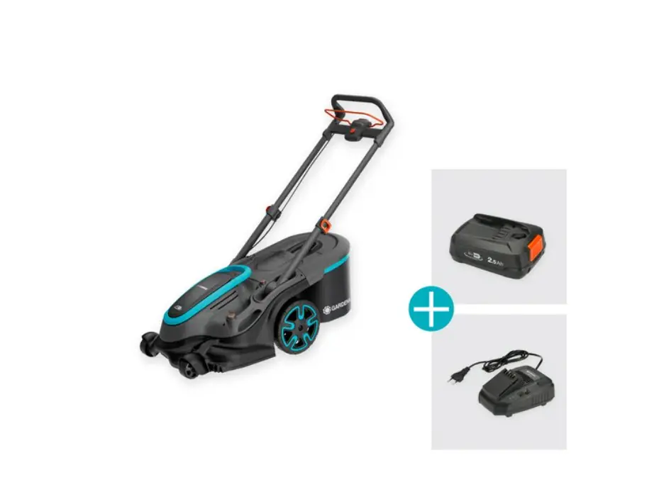 Gardena Akku Rasenmäher PowerMax Duo 46/36V, 46 cm Schnittbreite